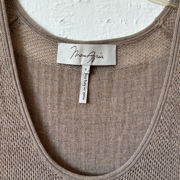 VINTAGE MAX AZRIA 100% KNIT MERINO WOOL SLIP MIDI DRESS - NEVER WORN - Picture 3 of 8